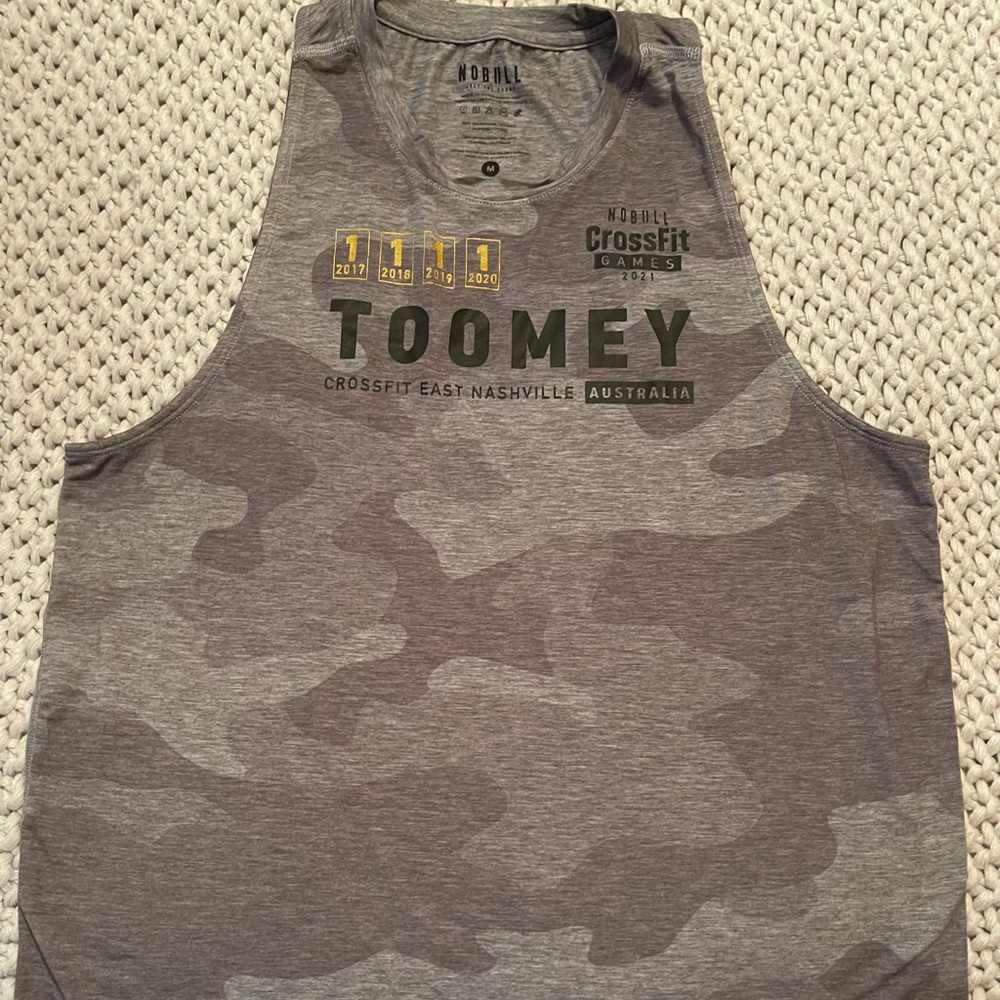 Like New NOBULL Camo Toomey Jersey, size MEDIUM, NOBULL 2021 CrossFit Games